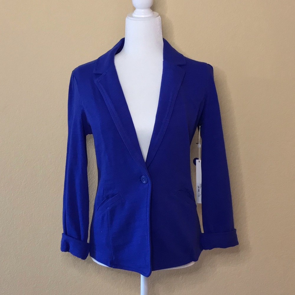 NWT Caslon Blazer Royal Blue Size M